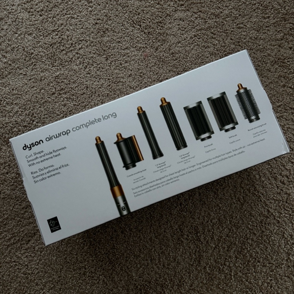 Dyson Airwrap Complete Long in Black and Gold